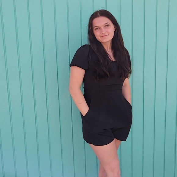 Black romper - Picture 1 of 6